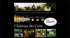 Desktop Screenshot of chateauducros.com